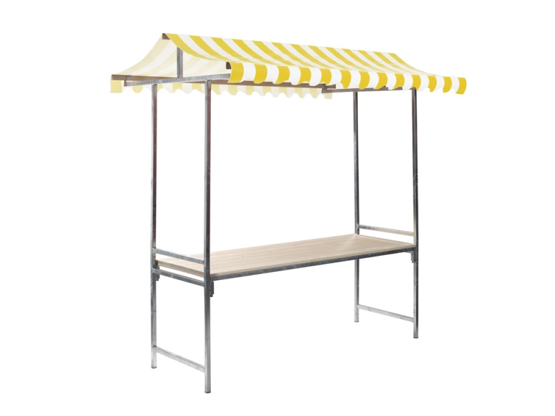 Market stand professional yellow/white Market stand professional yellow/white